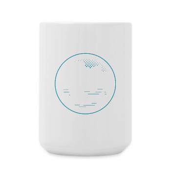 Best Friends Fists Badge - Large Mug 440 ml - white - Front