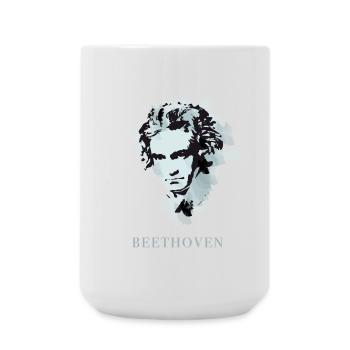 beethoven klassik musik komponist konzert taub pop - Große Tasse 440 ml - Weiß - Vorne