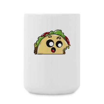 Taco Essen Mexico - Große Tasse 440 ml - Weiß - Vorne