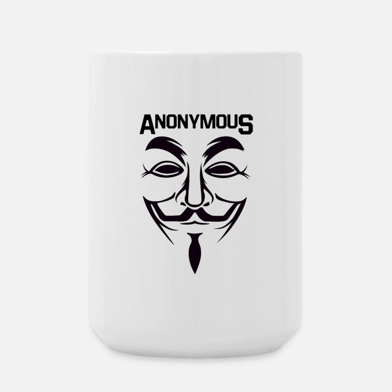Anonymous - Large Mug 440 ml - white