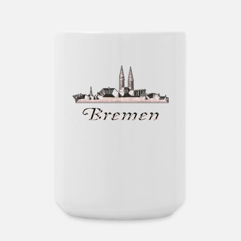 Bremen - Große Tasse 440 ml - Weiß