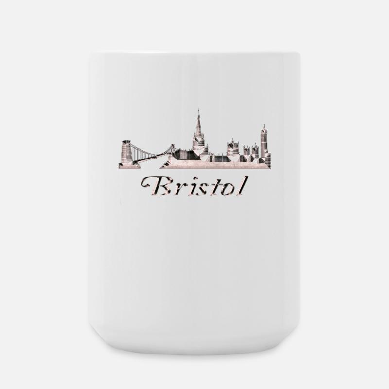 Bristol - Große Tasse 440 ml - Weiß