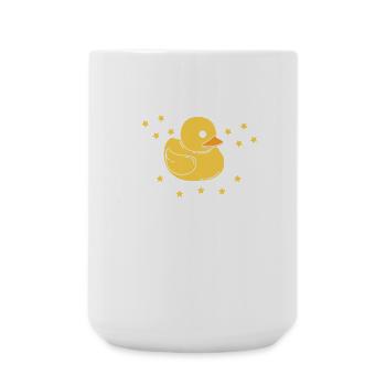 Ente Spruch Geschenk - Große Tasse 440 ml - Weiß - Vorne