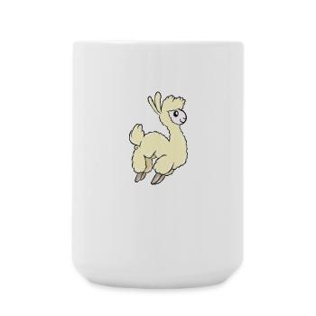 lama - Large Mug 440 ml - white - Front
