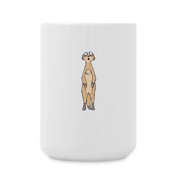 suricates - Grande tasse 440 ml - blanc - Devant