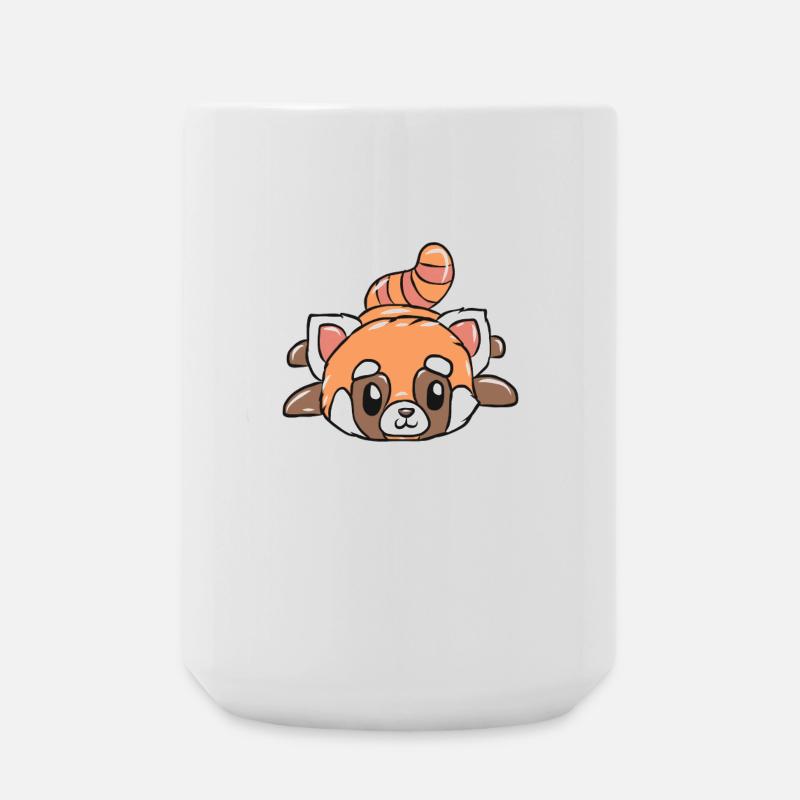 Roter Panda - Große Tasse 440 ml - Weiß