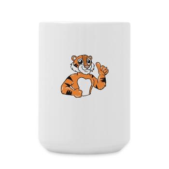 tigre - Grande tasse 440 ml - blanc - Devant