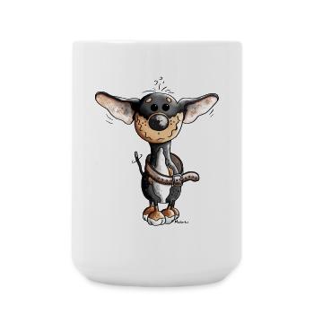 Drôle Chihuahua Chien - Grande tasse 440 ml - blanc - Devant