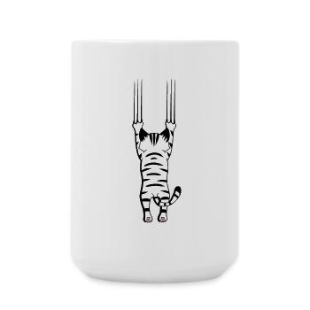 Cat Cats Claws Animal Friend Pets Xmas - Large Mug 440 ml - white - Front