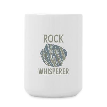 Geologe Geologie Steine - Große Tasse 440 ml - Weiß - Vorne