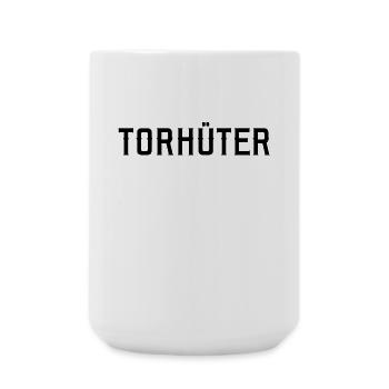 Torhüter – Statement für Goalkeeper mit Stil - Große Tasse 440 ml - Weiß - Vorne