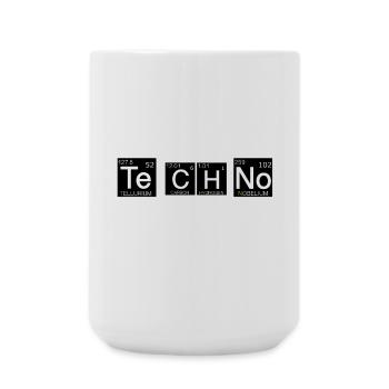 Techno Chem Periodensystem-Style - Große Tasse 440 ml - Weiß - Vorne