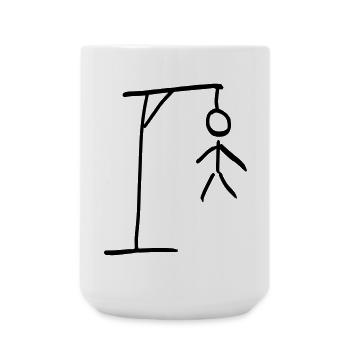 hangman - Large Mug 440 ml - white - Front