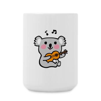 Sérénade de guitare Koala - Grande tasse 440 ml - blanc - Devant