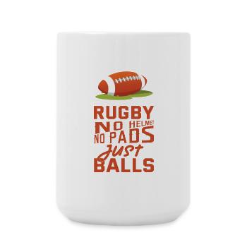 Rugby Sport Gift - Large Mug 440 ml - white - Front