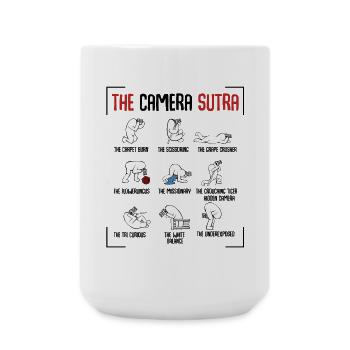 The Sutra Comic Panels Kunstwerk - Große Tasse 440 ml - Weiß - Vorne