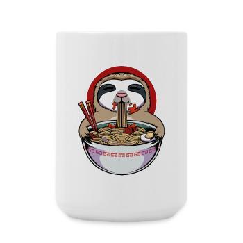 Fiesta de Ramen Paresseux - Grande tasse 440 ml - blanc - Devant