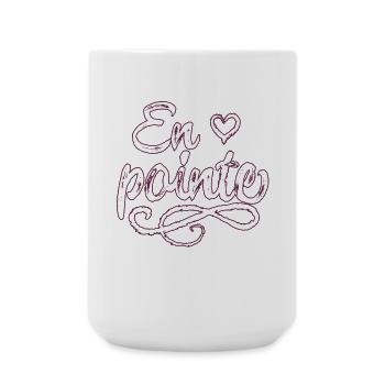 Ballett Liebe - Große Tasse 440 ml - Weiß - Vorne