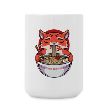 Kawaii Panda Ramen Bowl - Large Mug 440 ml - white - Front