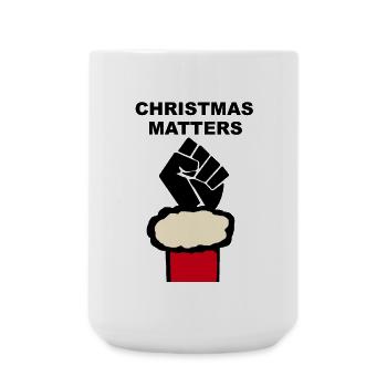 Christmas Matters - Funny Xmas - Large Mug 440 ml - white - Front