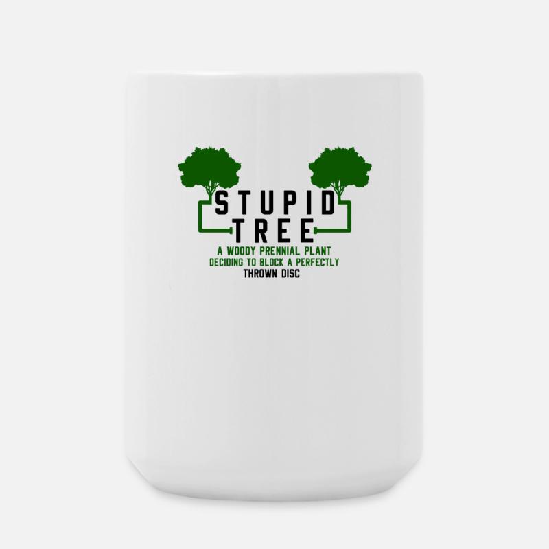 Disc Golf - Große Tasse 440 ml - Weiß