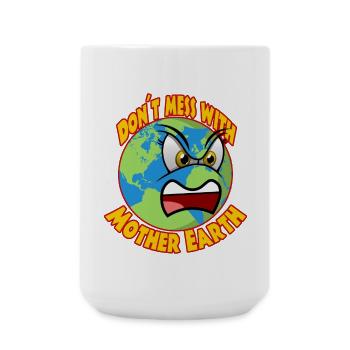 Climate Planet B Climate Protection Greta - Large Mug 440 ml - white - Front