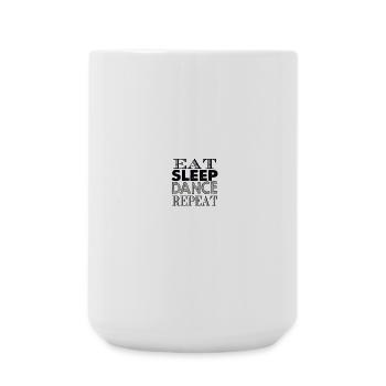 Tanz Tanzen Tänzer Geschenk - Große Tasse 440 ml - Weiß - Vorne