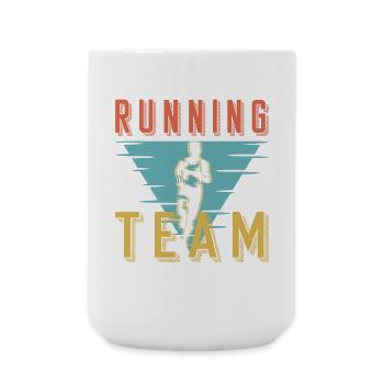 Graphique du Club de Sprint de l’équipe de course rétro - Grande tasse 440 ml - blanc - Devant
