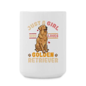 Golden Retriever - Large Mug 440 ml - white - Front