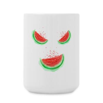 Melon Smile - Große Tasse 440 ml - Weiß - Vorne