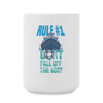 Boat Humor - Large Mug 440 ml - white - Front