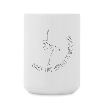 Ballett Tänzerin Ballerina - Große Tasse 440 ml - Weiß - Vorne