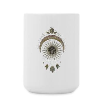 Der Mond und die Sonne - Große Tasse 440 ml - Weiß - Vorne