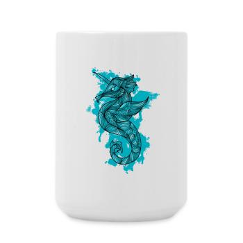 Seahorse - Large Mug 440 ml - white - Front