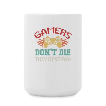 Les joueurs ne réapparaissent pas - Grande tasse 440 ml - blanc - Devant