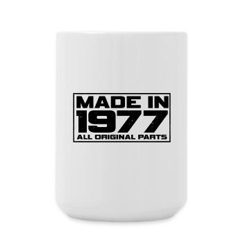 1977 - Große Tasse 440 ml - Weiß - Vorne