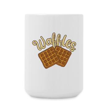Gaufres Boulangers de gaufres - Grande tasse 440 ml - blanc - Devant