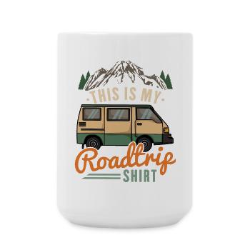 Camping-car Camping Road Trip - Grande tasse 440 ml - blanc - Devant