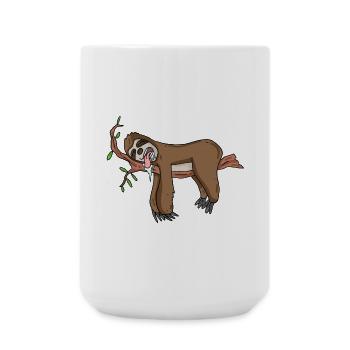 la paresse - Grande tasse 440 ml - blanc - Devant