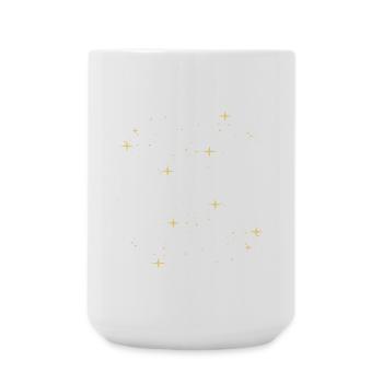 Stern sterne Star Stars - Große Tasse 440 ml - Weiß - Vorne