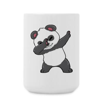 Panda Dabbing Kawaii - Large Mug 440 ml - white - Front