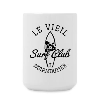 Noirmoutier le Vieil Surf Club - Grande tasse 440 ml - blanc - Devant