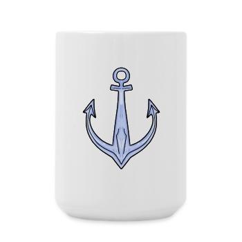 ancre - Grande tasse 440 ml - blanc - Devant