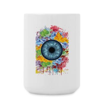 Eye - Large Mug 440 ml - white - Front