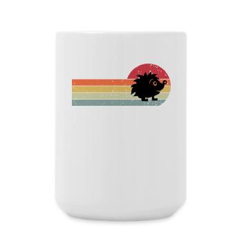 Igel - Große Tasse 440 ml - Weiß - Vorne