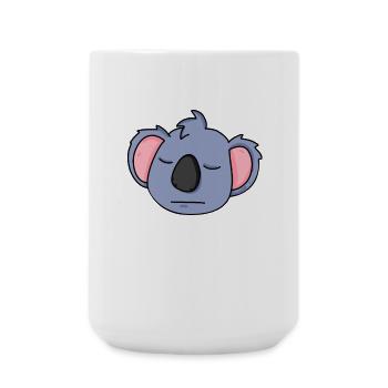 Koala Head - Large Mug 440 ml - white - Front