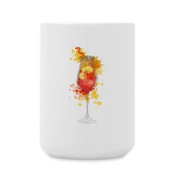 Aperolspritz Cocktail - Large Mug 440 ml - white - Front