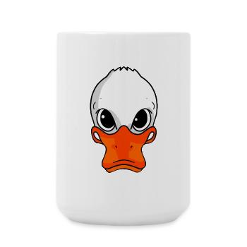Canard méchant - Grande tasse 440 ml - blanc - Devant