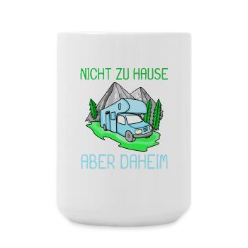 Wohnmobil Camping Camper - Große Tasse 440 ml - Weiß - Vorne