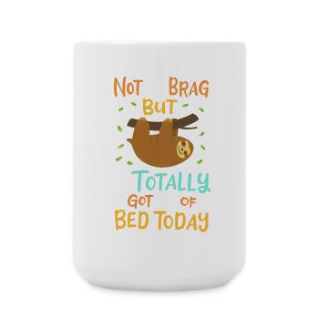 Sloth sloth lovers - Large Mug 440 ml - white - Front